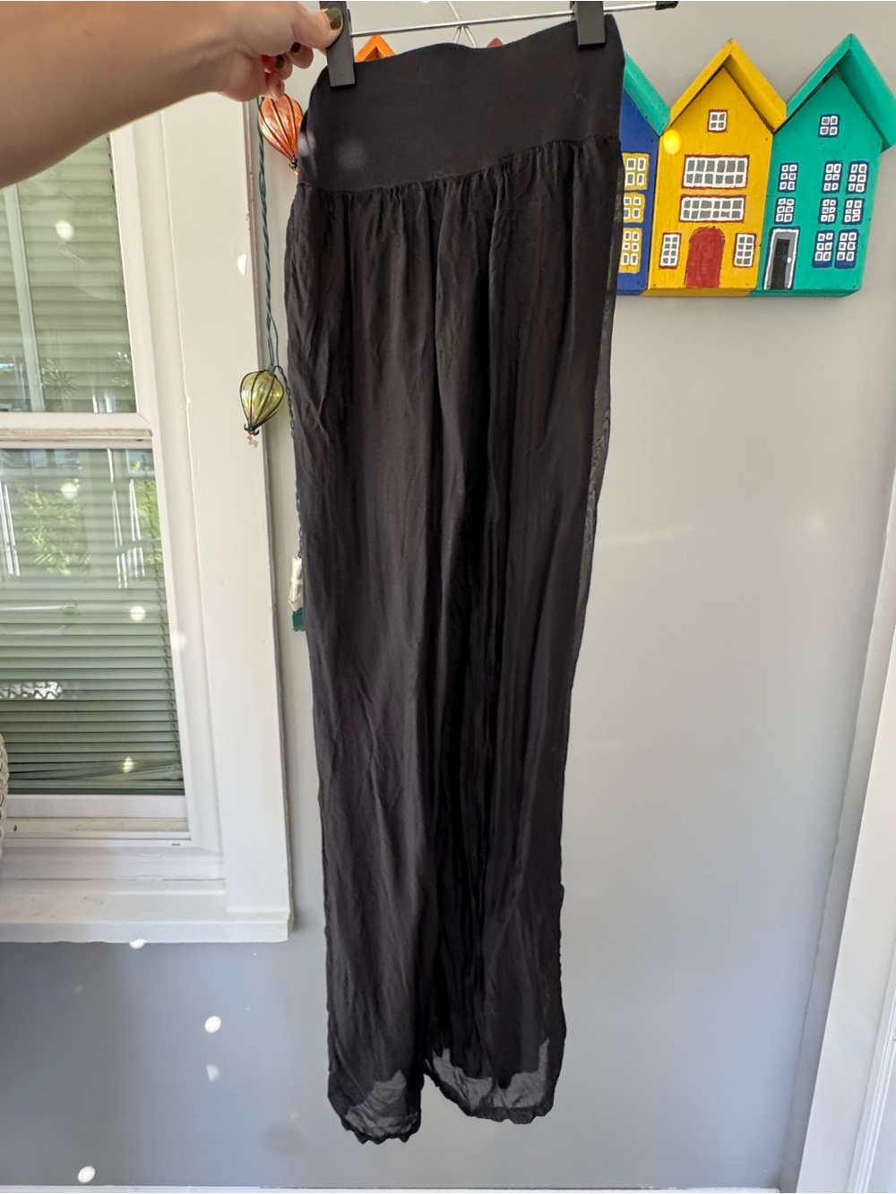 Italian Silk Elastic Pants